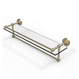 Bathroom Glass Shelf With Bracket - (gold)
