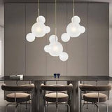 MLA1172-6 Hanging Ball Lights Glass D570*H750mm Gold Steel