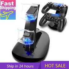 Playstation Dual Usb Led Dock Charger Stand
