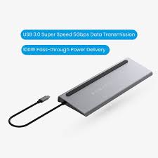 Powerology Multi-port Adapter With Laptop Stand