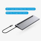 Powerology Multi-port Adapter With Laptop Stand