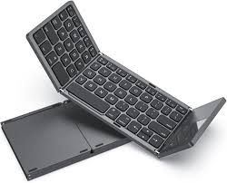 Portable Mini Bluetooth Foldable Keyboard With Touchpad Mouse