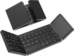 Portable Mini Bluetooth Foldable Keyboard With Touchpad Mouse