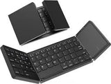 Portable Mini Bluetooth Foldable Keyboard With Touchpad Mouse