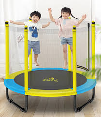 Trampoline With Safety Net Protection