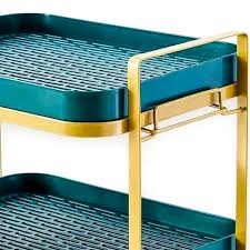Multi-functional Storage Organizer Rack With Removable Drain Tray