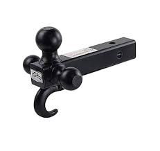 Tow Hook 3 Ball - C-Hook Black