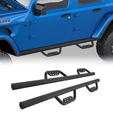 Texture Black Side Step 2018+ Jeep Wrangler/JL 4 Door