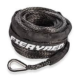 Synthetic Winch Rope 3/16" x 50' - 8200 lbs Winch Line Cable Rope with Protective Sleeve