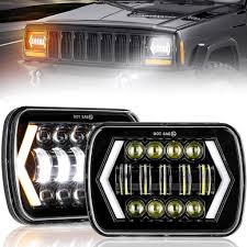 7x6" LED Projector Headlights