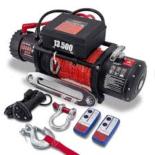 PV-13.5S Winch 13500lb with Synthetic Rope