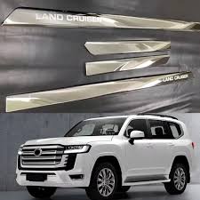 Chrome ABS Door Side Molding for Land Cruiser LC300 2022-on