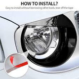 Bird Headlight Frame - Black