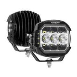 Auxbeam X-Pro Series 5 Inch 174W Led Side Shooter Pod Lights with White DRL & Amber Turn Signal Light