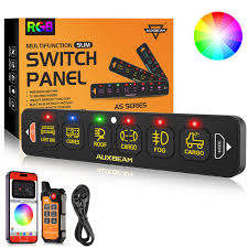 AS-600 RGB Slim Switch Panel with APP & Remote Control