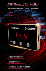 Acclope 9-Drive Electronic Throttle Controller Accelerator Pedal (Red) for Nissan Pathfinder