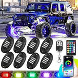 8 Pods RGB Rock Light 12V