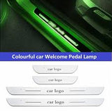 Led Moving Door Scuff Plates Led Car Door Sill Plate Light Landcruiser