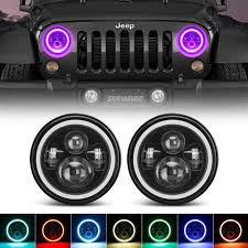Led Jeep Lamp 40w Rgb