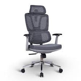 Office Chair Grey with Headrest