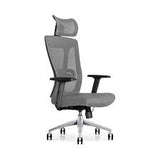 Office Chair Grey with Headrest