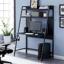 Ladder Computer Desk Hutch