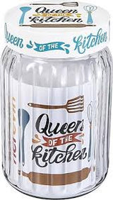 Herevin Embossed Canister Queen Kitchen