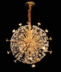 Pendant Light - 61694 - D600 Mixed Colors K9 Crystal - Gold