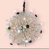 Pendant Light - 61694 - D600 Mixed Colors K9 Crystal - Gold