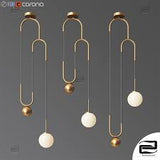 MLA1881G Hanging Light - Gold D350*H1200mm