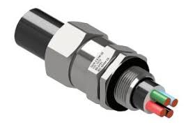 CCG E1W M63 CAPTIVE COMPONENT GLAND (NICKEL PLATED BRASS)