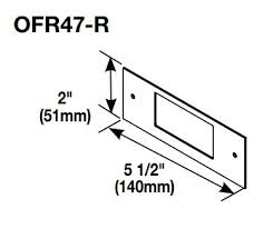 LEGRAND OFR SEREIS OVERFLOOR RACEWAY DECORATOR DEVICE PLATE