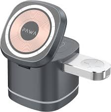 PAWA CUBE 3 IN 1 MAGNETIC MULTI-CHARGER WITH ATMOSPHERIC LIGHT