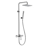 Blog Modern Square Shower System – Chrome Finish with 2-Way Mixer