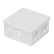 GEWISS JUNCTION BOX WITH PRESS ON LID 80X80X40MM