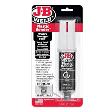 JB WELD PLASTIC BONDER ADHENNSIVE &GAP SYRINGS 25 ML