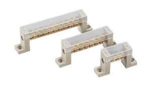 LKC RAISED INSULATED TERMINAL CONNECTOR STRIP (12 WAY) NEUTTRAL LINK