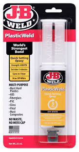 JB WELD PLASTICWELD QUICK SETTING EPOXY SYRINGE 25ML