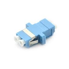 FS LC/UPS-LC/UPC DUPLEX SM FIBER ADAPTER WITH FLANGE