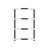 Cosmoplast Plastic 4-tier Shelving Rack