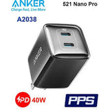 Anker 521 Nano Pro 40W Charger (A2038K11)-Black