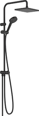 Square Shower Column With 2 Way Diverter With Thermostatic - (matt Black) 15268bb-t01