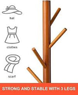 Iroko Wooden Towel Hook Rack