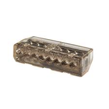 IDEAL PUSH IN WIRE CONNECTORS 90 MODEL BLACK 8 PORT 50/BOX