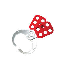IDEAL STEEL LOCKOUT HASP SHACKLE VINYL COATED