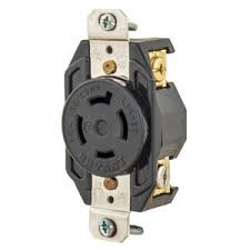 BRYANT 20A TWIST-LOCK SINGLE NYLON RECEPTACLE