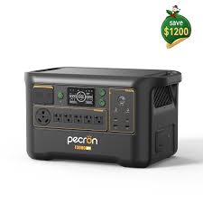محطة طاقة محمولة PECRON F2000LFP بقدرة 2400 واط و2008 واط/ساعة
