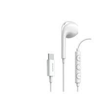 MOXEDO MONO STEREO LIGHTENINGEARPHONE WITH IN-LINE MIC AND REMOTE- WHITE