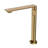 Zinc Handle Brass Basin Mixer Brushed Gold
