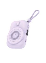 Moxedo 8000 MAH Magnetic Wireless Charging Power Bank-purple